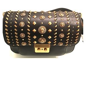 Michaels Kors Sloan Editor Black Leather